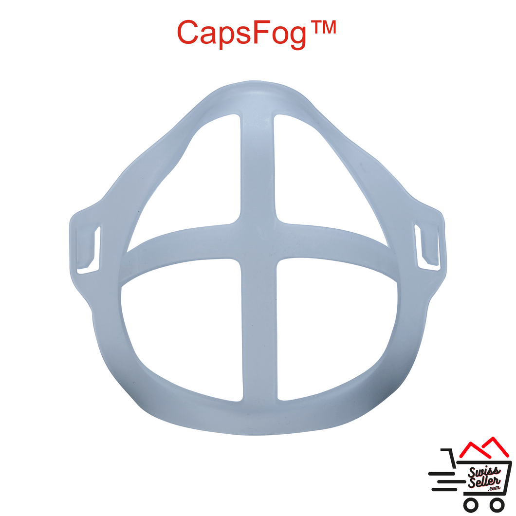 CapsFog™ Le support anti-buée pour masque, lavable et réutilisable, en toute sécurité